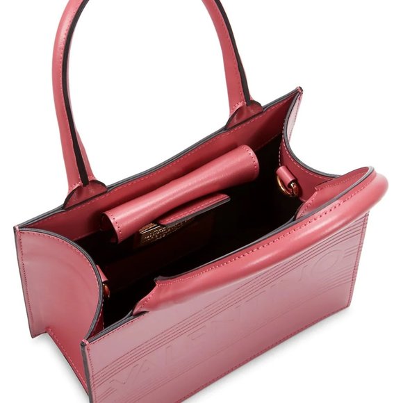 Pink Meline Leather Tote from VALENTINO BY MARIO VALENTINO - Picture 9 of 10